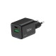 Bix 30W GaN USB-C + USB-A Hızlı Şarj Adaptörü iPhone, Android ve iPad Uyumlu Type-C PD PPS Şarj Aleti Siyah satın al