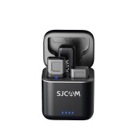 SJCAM M3 Kablosuz Yaka Mikrofonu (2TX  + 1 RX) Type-C 120dB Gürültü Engelleyici (SNR) 135 Metre Menzil