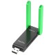 VegGieg 1400 Mbps 2.4GHz/5GHz Dual Band Gigabit Alıcı Verici USB WiFi Adaptör